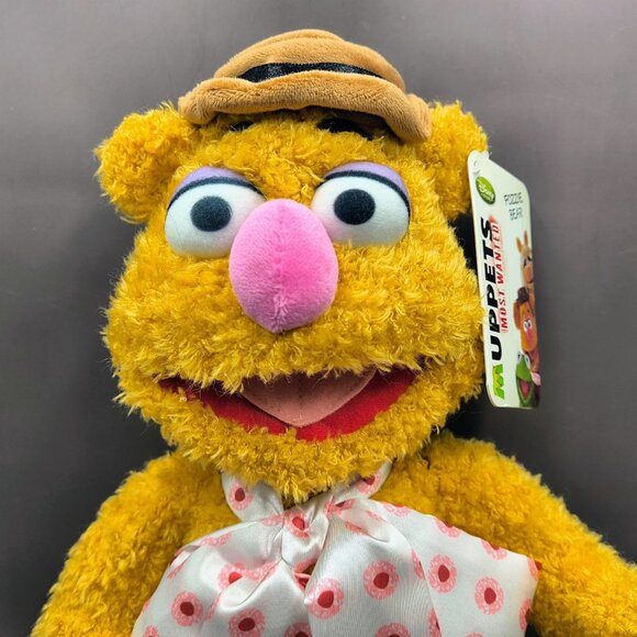 Disney The Muppets Pook-a-Looz Fozzie Bear Plush Doll - ToyWiz Muppets Most Wanted Fozzie Bear Plush Beanbag Doll Disney Stuffed Animal 15\